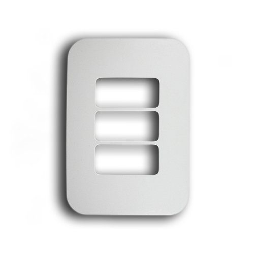 MAJOR-TECH VETI 2X4 3 LEVER HORIZONTAL COVER PLATE  CODE: V6107WT