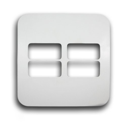 MAJOR-TECH VETI 4X4 4 LEVER HORIZONTAL COVER PLATE  CODE: V6206WT