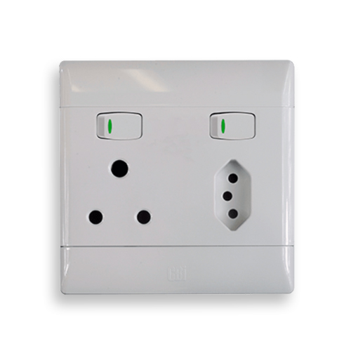 CBI PS680-P SA+SLIMLINE SOCKET, WHITE