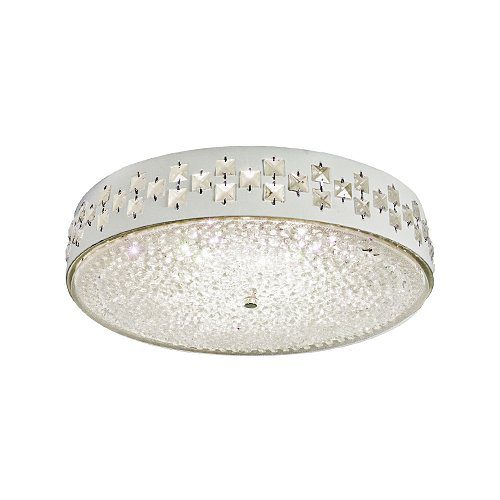 BRIGHT STAR CF118/24 GLASS & CRYSTAL CEILING LIGHT