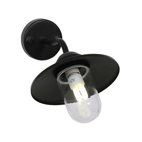 BRIGHT STAR L163 BLACK WALL LANTERN