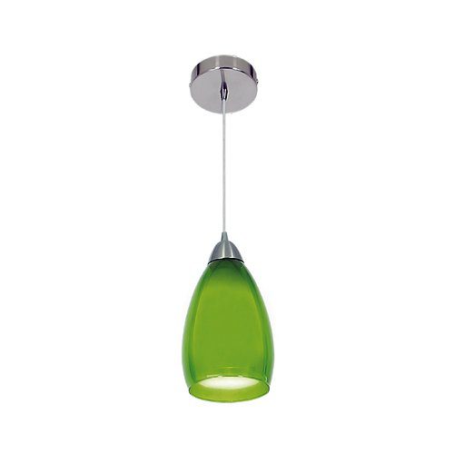 BRIGHT STAR PEN044 GREEN PENDANT