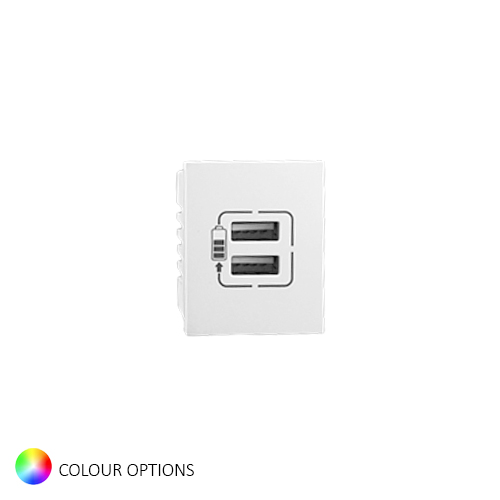LEGRAND YSALIS DOUBLE USB SOCKET MODULE