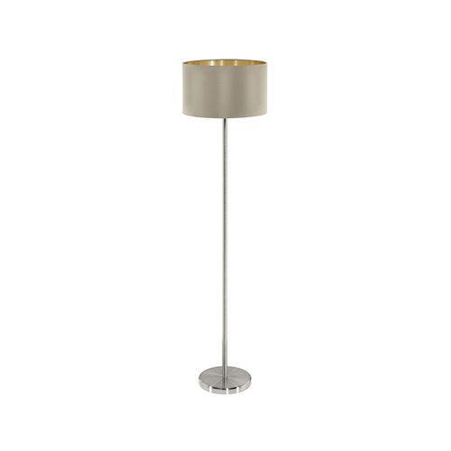 EUROLUX FL206TG MASERLO TAUPE & GOLD LAMP