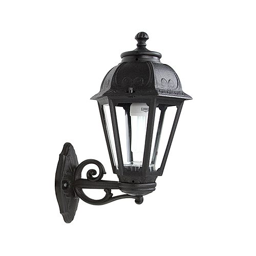 EUROLUX O414BFU FUMAGALLI SABA BLACK WALL LANTERN