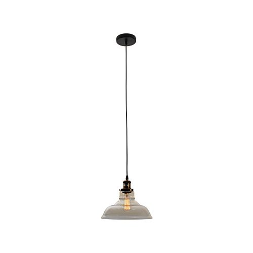 EUROLUX P485 FARMHOUSE AMBER GLASS PENDANT