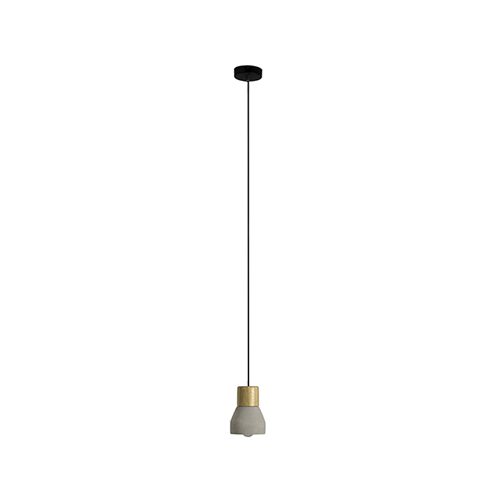 EUROLUX P613 CERAMIC & WOOD GREY PENDANT