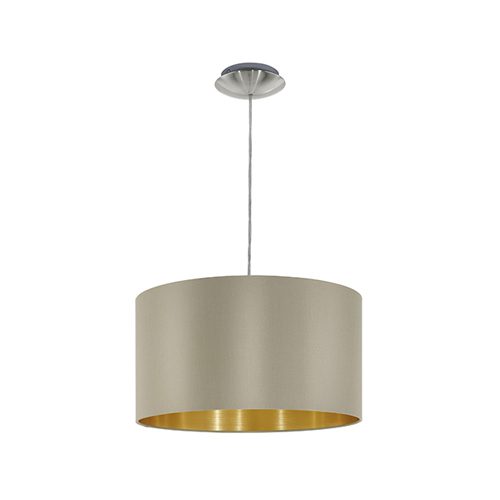 EUROLUX P711TG MASERLO TAUPE GOLD PENDANT