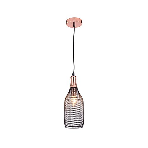 EUROLUX P769 COPPER & BLACK PENDANT