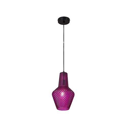 EUROLUX P796PI MILANO PINK GLASS PENDANT