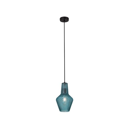 EUROLUX P797BL MILANO LARGE BLUE GLASS PENDANT
