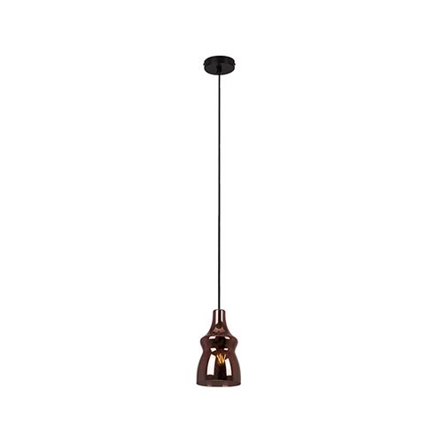 EUROLUX P854C LARISSA TRANSPARENT COPPER PENDANT