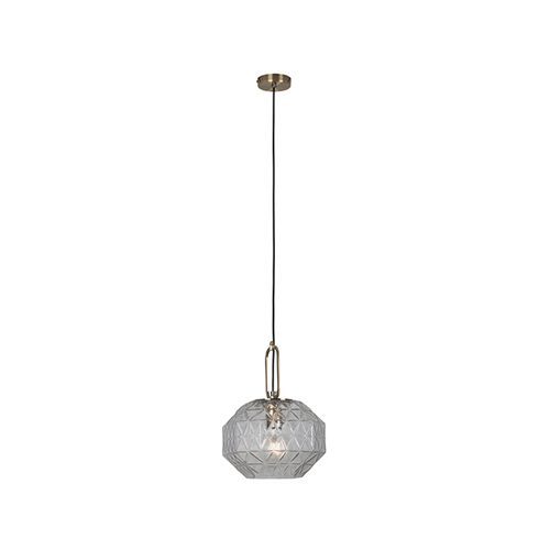 EUROLUX P903 PARMA BRONZE & CLEAR GLASS PENDANT