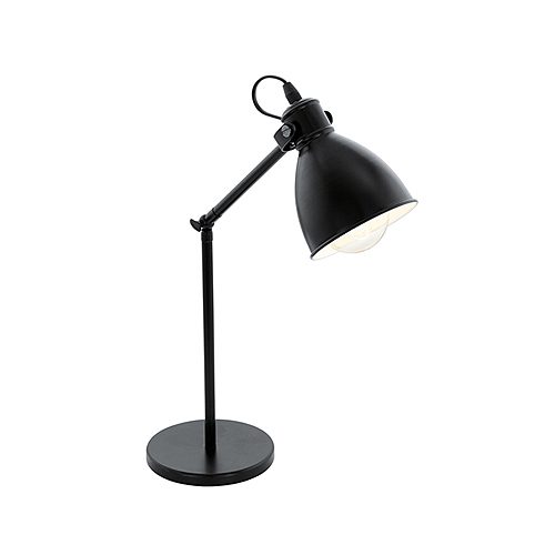 EUROLUX T487 PRIDDY BLACK DESK LAMP