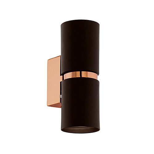 EUROLUX W179BRC PASSA ROUND BROWN/COPPER WALL LIGHT