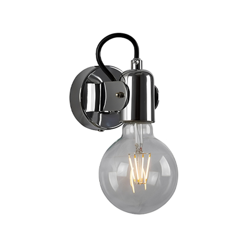 EUROLUX W566CH TIRANA CHROME WALL LIGHT