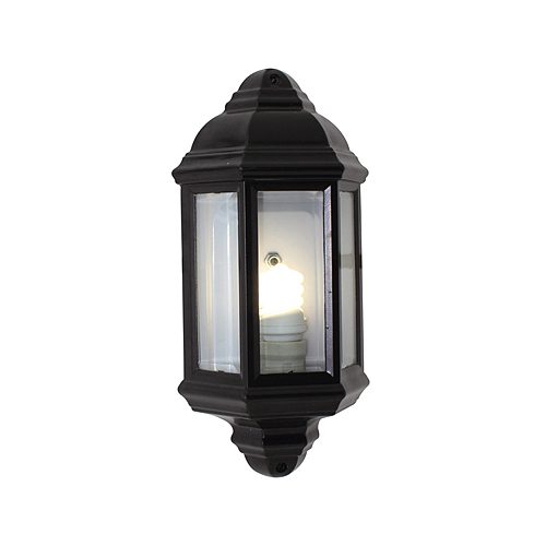 EUROLUX O24B BLACK WALL LANTERN