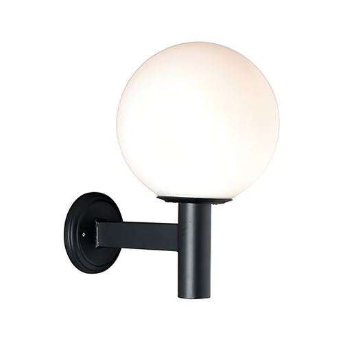 RADIANT LS852E27BL 300MM BLACK SPHERE LANTERN