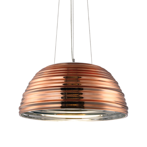 SPAZIO 8542/42 GLOSS COPPER PENDANT