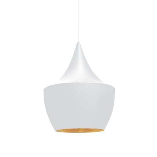 SPAZIO 8567.2.31.10.2 MISO 2 WHITE & GOLD PENDANT