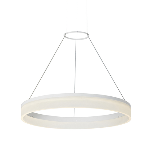 SPAZIO 8585.38.30.31.D RING LED WHITE PENDANT