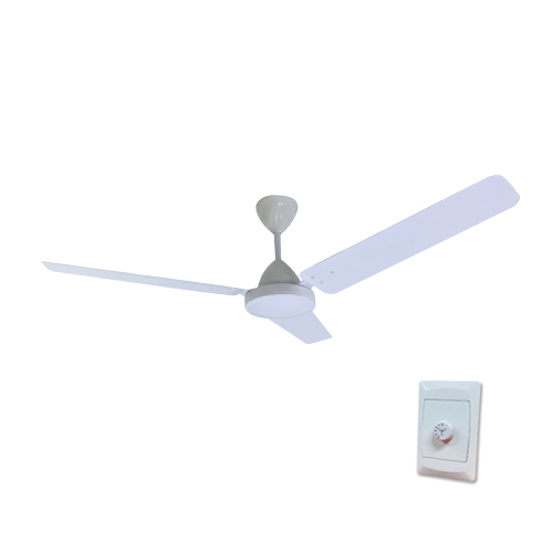 SOLENT WHIRLWIND WHITE ALUMINIUM CEILING FAN + CONTROLLER