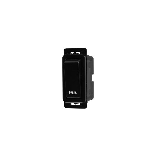CRABTREE CLASSIC 2448/008 BELL PRESS SWITCH MODULE, BLACK