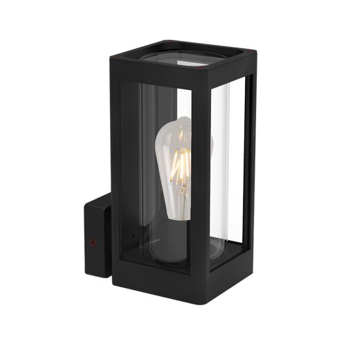 BRIGHT STAR L369 MATT BLACK WALL LANTERN