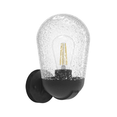 BRIGHT STAR L371 MATT BLACK WALL LANTERN