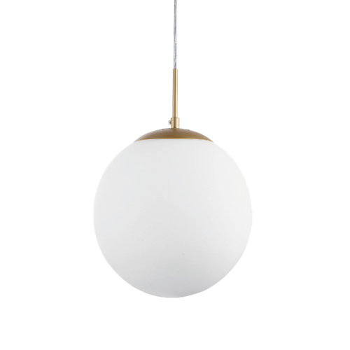 SPAZIO 8541.250.10 GLOBE OPAL & SAND GOLD PENDANT