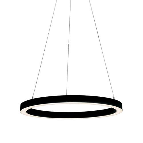 SPAZIO 8587.90.3030 BAND BLACK PENDANT