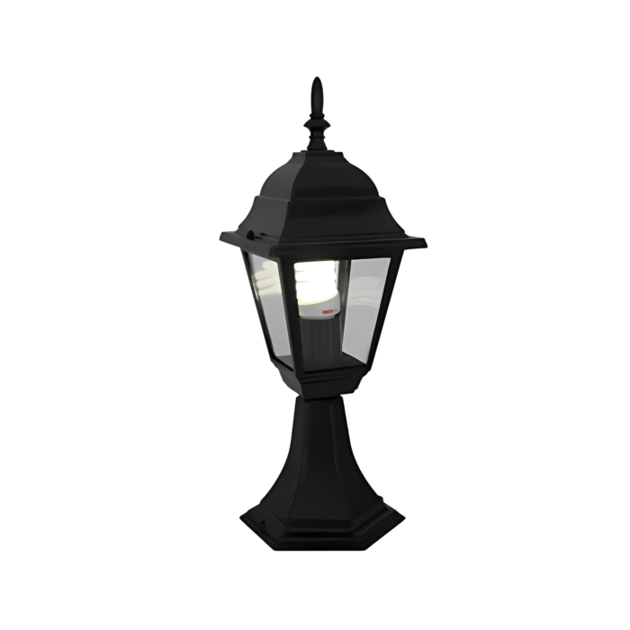 EUROLUX O19B BLACK PILLAR LANTERN
