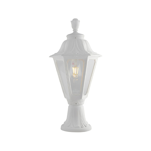 EUROLUX O453WFU FUMAGALLI MINILOT WHITE PILLAR LANTERN