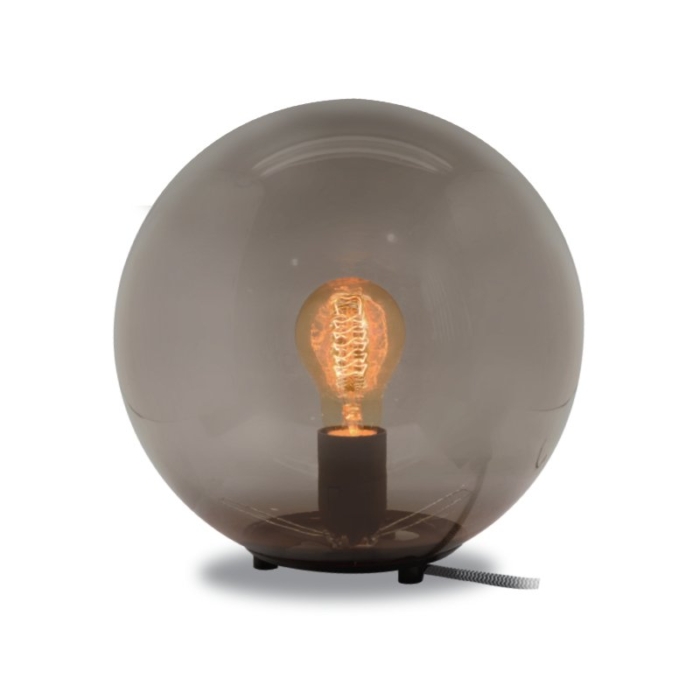 SPAZIO 1020.2502 GLOBAL SMOKEY GREY TABLE LAMP