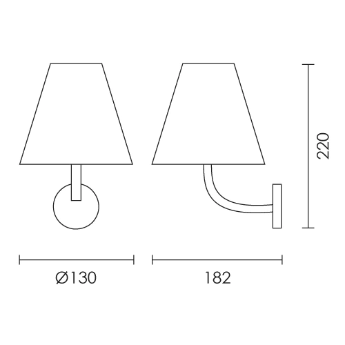 SPAZIO 5275.01.31 MIRAGE SAND WHITE WALL LIGHT - Image 2