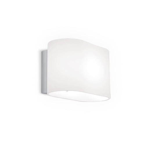 SPAZIO 5279 ICE CHROME & OPAL WALL LIGHT