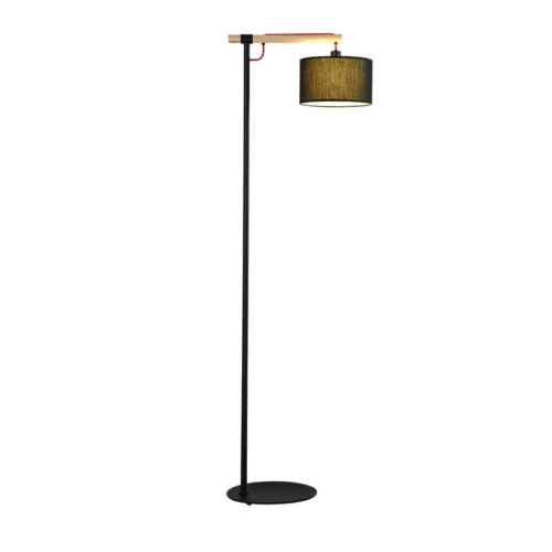 SPAZIO 5280.03.30 LANGHAM BLACK FLOOR LAMP