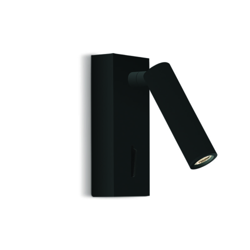 SPAZIO 8288/3030 DONNA MATT BLACK WALL LIGHT