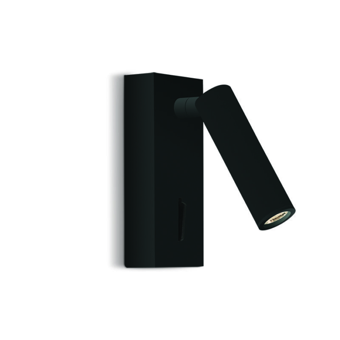 SPAZIO 8288/3030 DONNA MATT BLACK WALL LIGHT