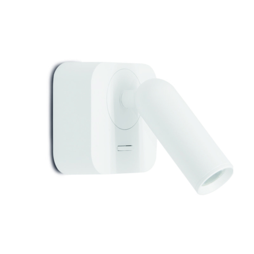 SPAZIO 8292.3031 HILTON SQUARE SAND WHITE WALL LIGHT