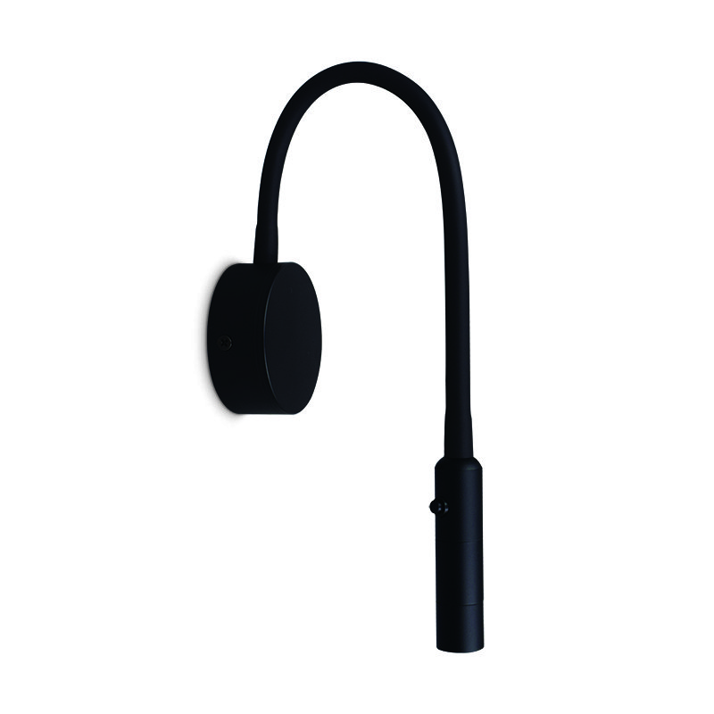 SPAZIO 8293/3030 SHERATON BLACK WALL LIGHT