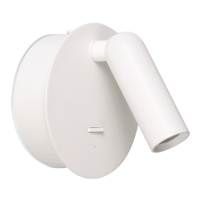 SPAZIO 8295.3031 HILTON CHARGE UP ROUND WHITE WALL LIGHT