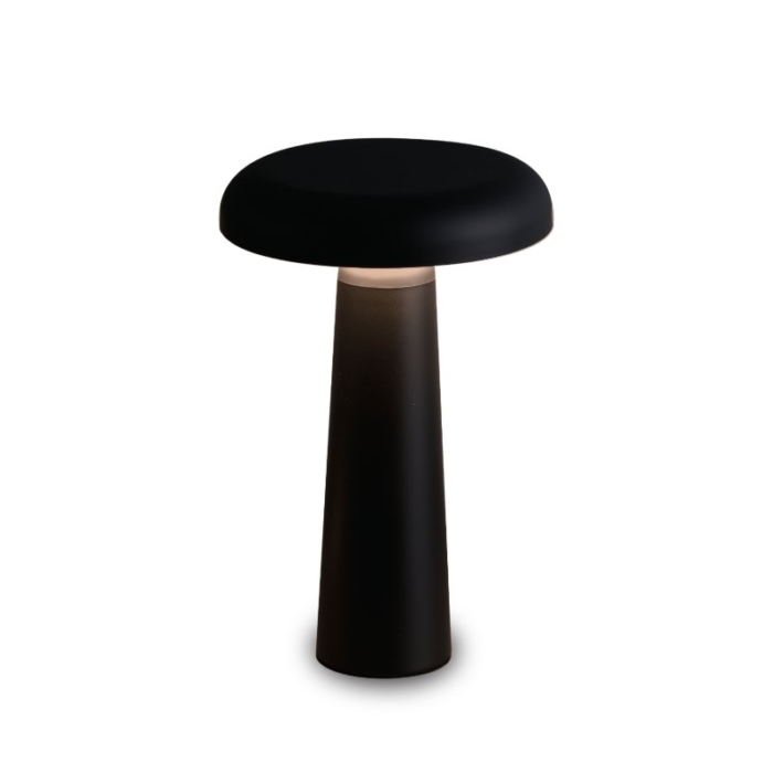 SPAZIO 8485.30 BOLETUS BLACK TABLE LAMP