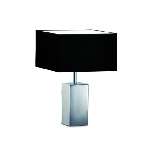 SPAZIO 8491 SOLID BLACK TABLE LAMP