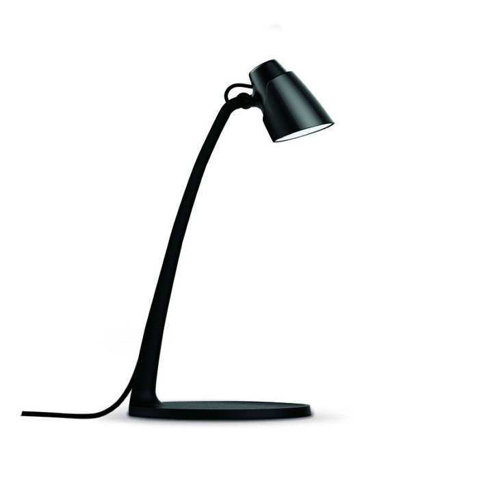 SPAZIO 8638.30.3030 CORVO BLACK DESK LAMP