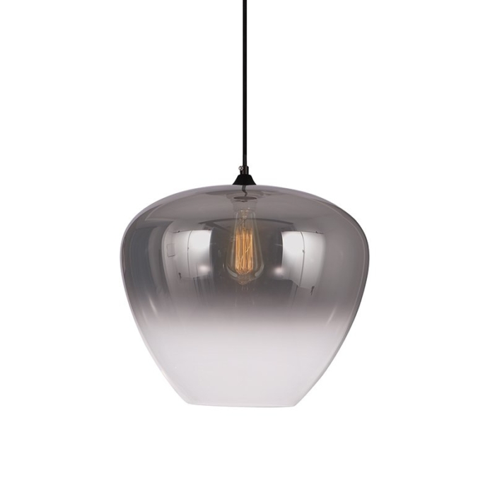 SPAZIO 8672 MALLORCA SMOKEY GREY & CLEAR PENDANT