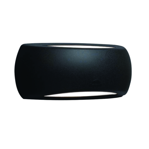SPAZIO 1A1.000.000.AYF1R FRANCY BLACK UP & DOWNFACING WALL LIGHT