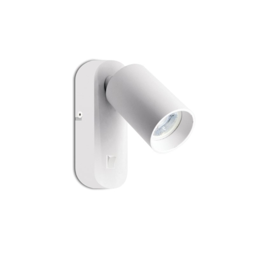 SPAZIO 246609.R.31 FLIP READING WHITE WALL LIGHT
