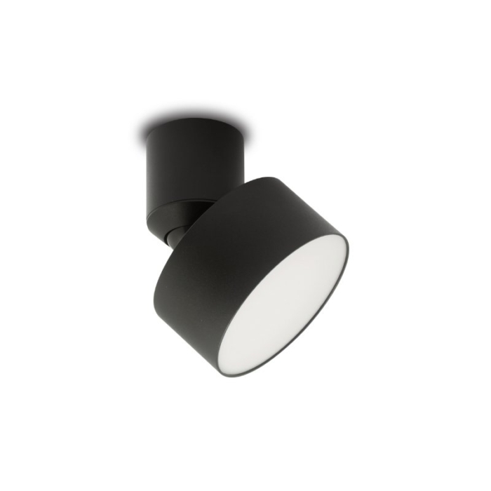 SPAZIO 8964.3030 TIME & AGAIN 110MM BLACK CEILING LIGHT