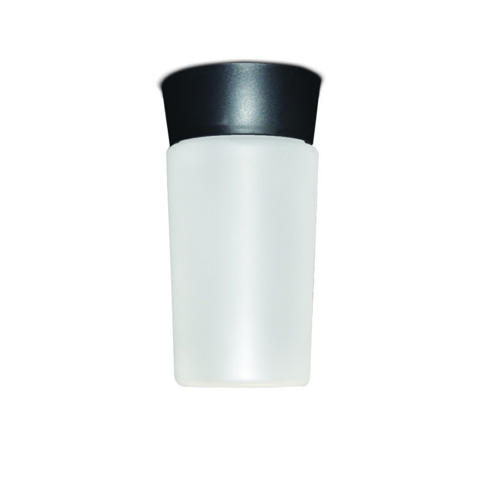 SPAZIO 1017.2.150 FLAME BLACK & OPAL WALL LIGHT